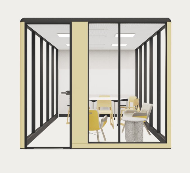 CoreRoom, meeting configuration, front view