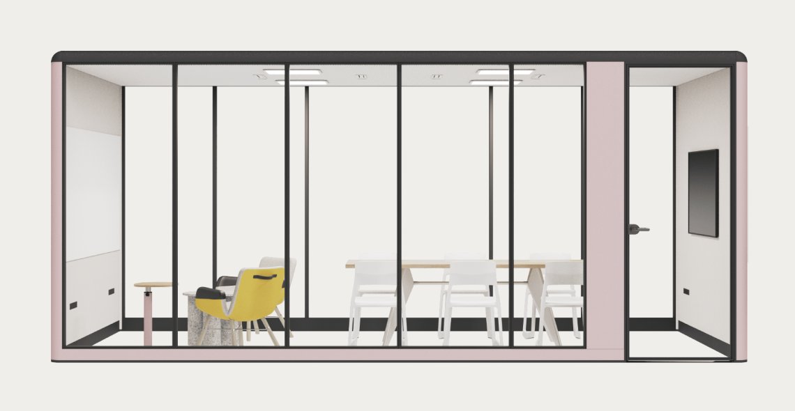 CoreRoom, elongated configuration, front view
