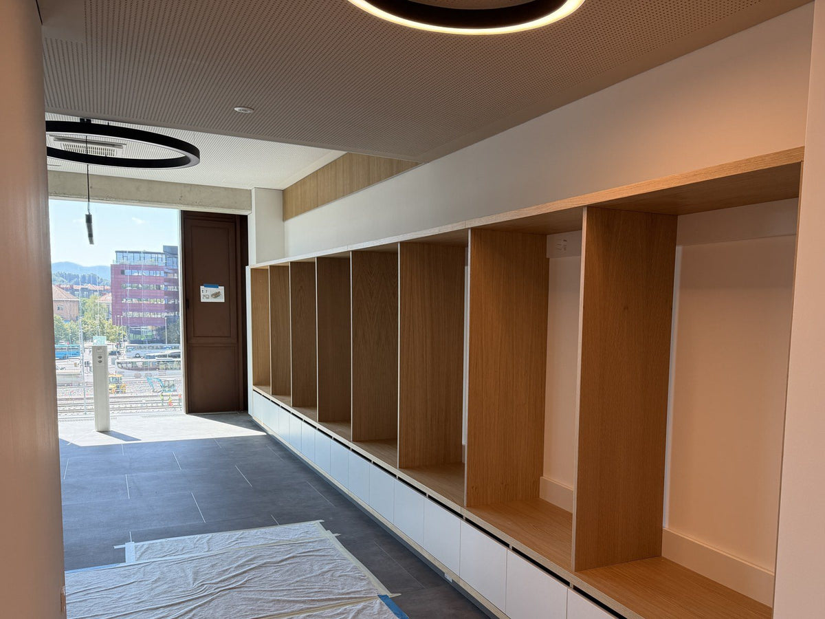 Custom veneer wardrobes