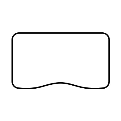 R50 ergonomic edge finish