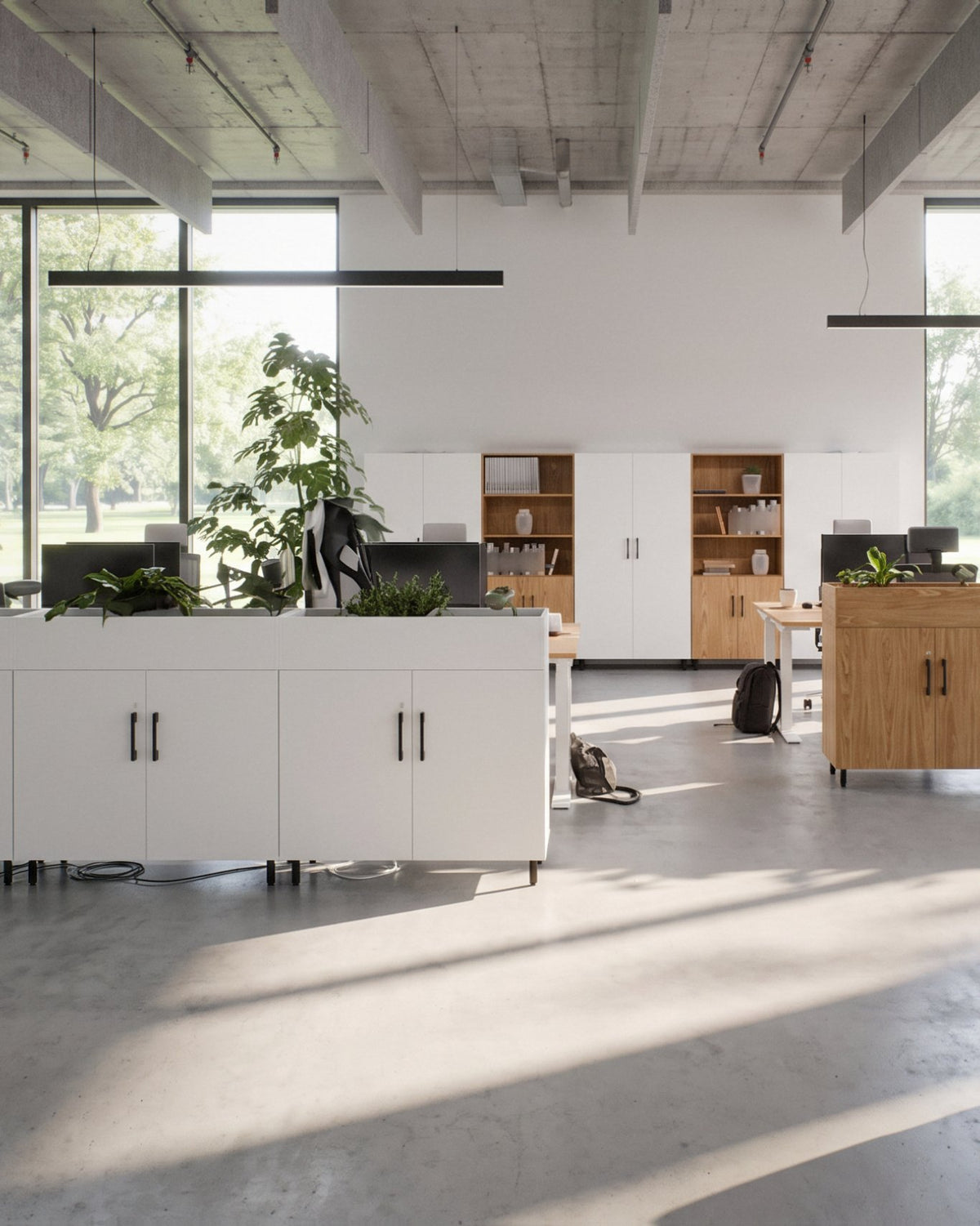 Open-plan office